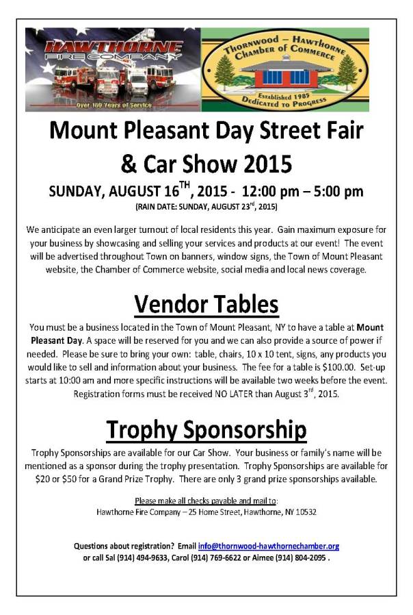 Mt Pleasant Day 2015